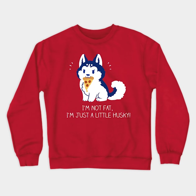 LITTLE HUSKY Crewneck Sweatshirt by CloudyStars